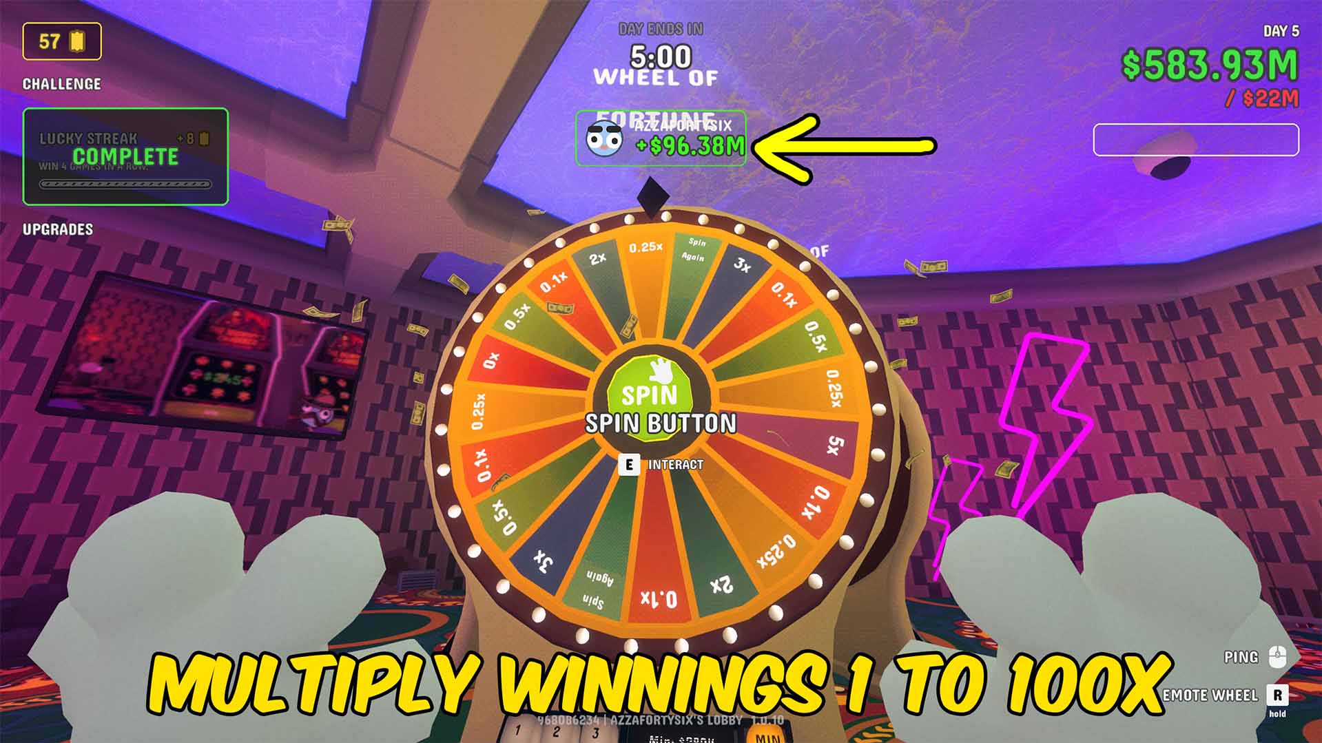 Gamble With Your Friends — Casino Game Odds & Payout Multiplier (screenshot 2)